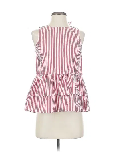 Pre-owned Vineyard Vines Sleeveless Blouse In Red