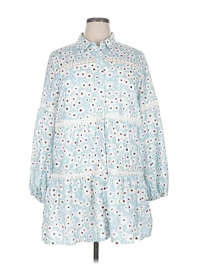 Pre-owned In The Style Casual Dress In Blue