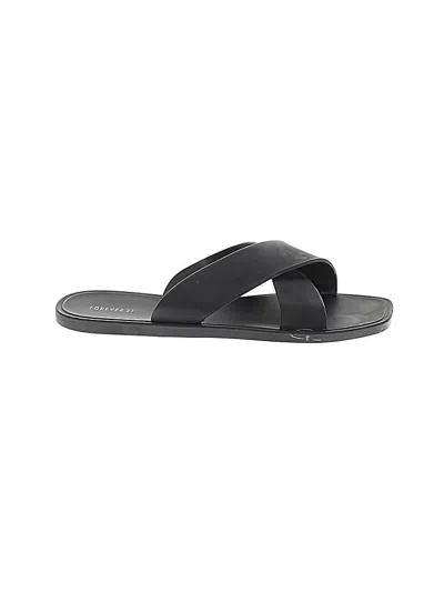 Pre-owned Forever 21 Sandals In Black