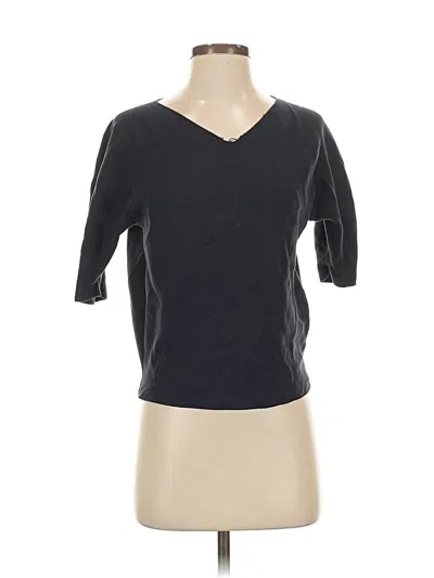 Pre-owned Uniqlo 3/4 Sleeve T-shirt In Gray