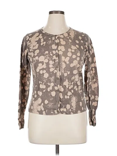 Pre-owned Simply Vera Vera Wang Cardigan Sweater In Brown