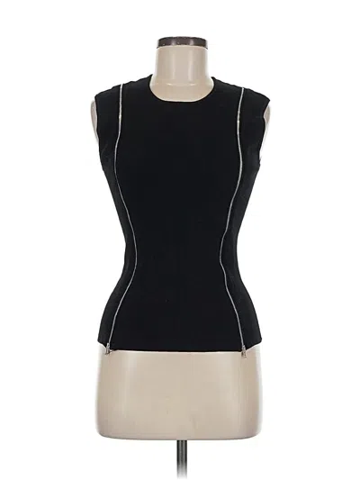 Pre-owned Autumn Cashmere Sleeveless Top Black Boatneck Tops