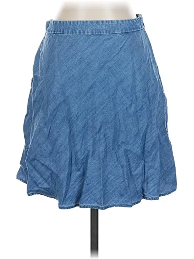 Pre-owned Gap Denim Skirt In Blue