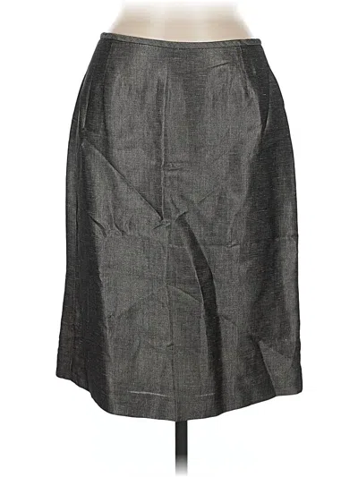 Pre-owned Assorted Brands Formal Skirt In Gray