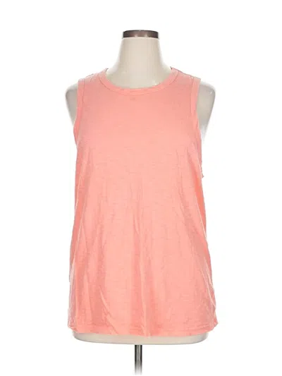 Pre-owned Gap Sleeveless T-shirt In Pink