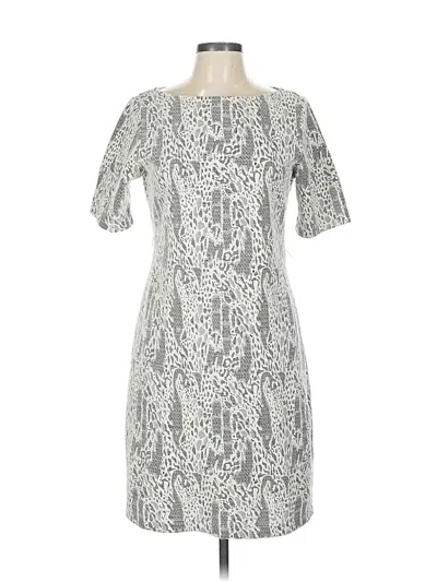 Pre-owned Sharagano Casual Dress In Gray