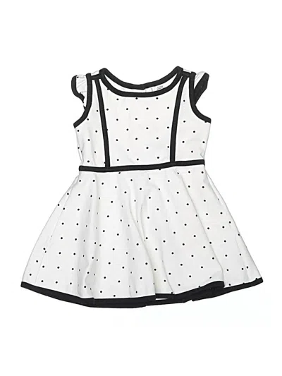 Pre-owned Janie And Jack Kids' Dress In White
