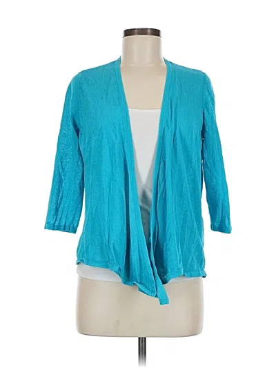 Pre-owned Easywear By Chico's Kimono In Blue