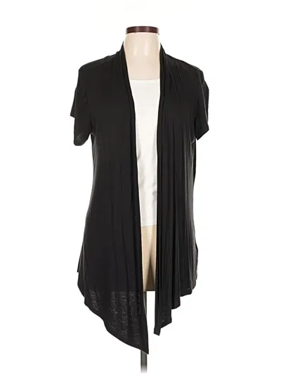 Pre-owned Maurices Cardigan Sweater In Black