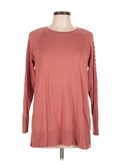 Pre-owned Lc Lauren Conrad Pullover Sweater In Pink