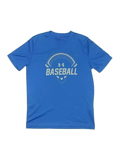 Pre-owned Under Armour Kids' Short Sleeve T-shirt In Blue