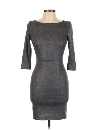 Pre-owned L'agence Cocktail Dress In Gray