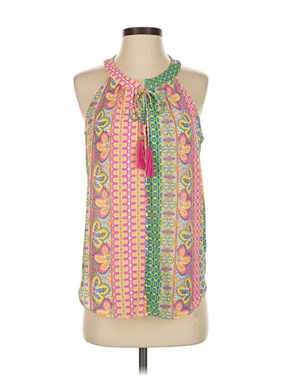 Pre-owned Rose + Olive Sleeveless Blouse In Pink