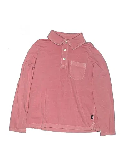Pre-owned Vineyard Vines Kids' Long Sleeve Polo Shirt In Pink