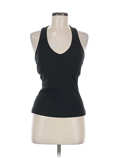 Pre-owned Carbon38 Tank Top Black Halter Neckline Tops