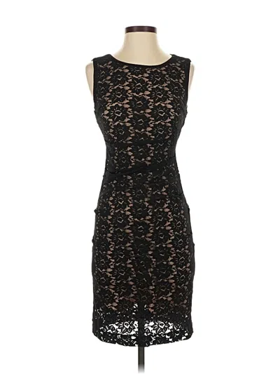 Pre-owned Nicole Miller Cocktail Dress In Black