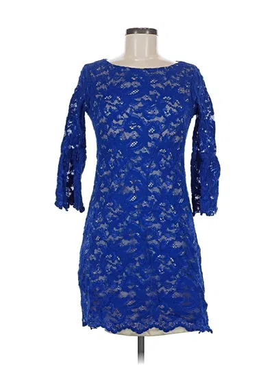 Pre-owned Eliza J Cocktail Dress In Blue