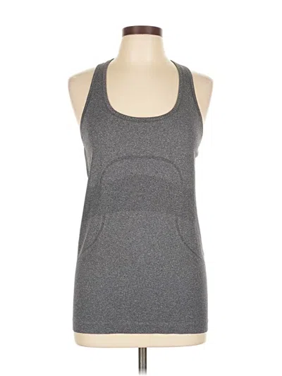 Pre-owned Lululemon Athletica Active Tank Top In Gray