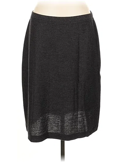 Pre-owned Eileen Fisher Casual Skirt In Gray