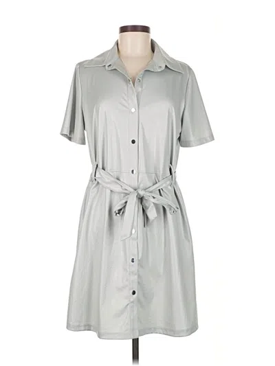 Pre-owned Lola And Sophie Casual Dress In Gray
