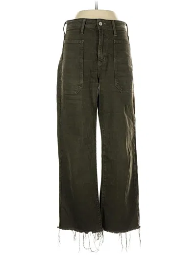 Pre-owned Just Black Cargo Pants In Green