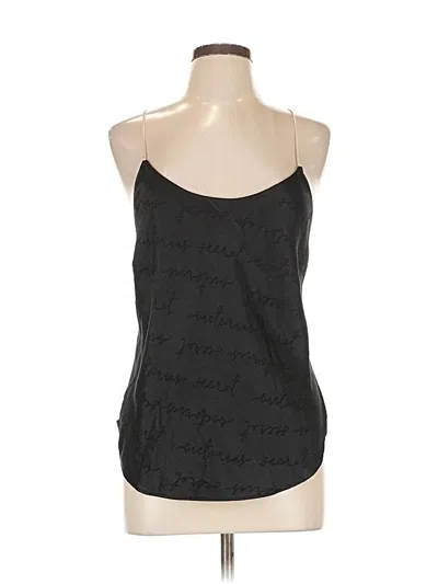 Pre-owned Victoria's Secret Sleeveless Top Black Sweetheart Neckline Tops
