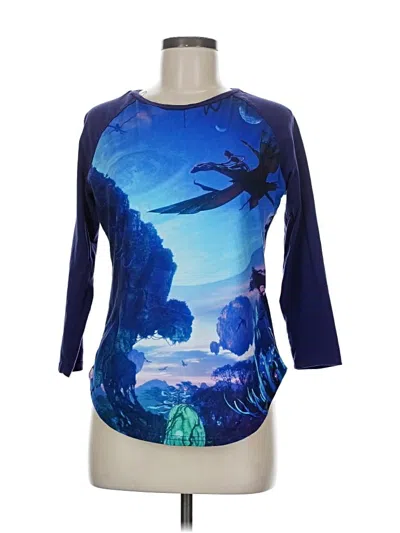 Pre-owned Pandora 3/4 Sleeve T-shirt In Blue