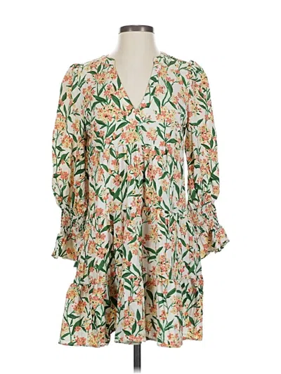 Pre-owned Pomander Place Casual Dress In Green