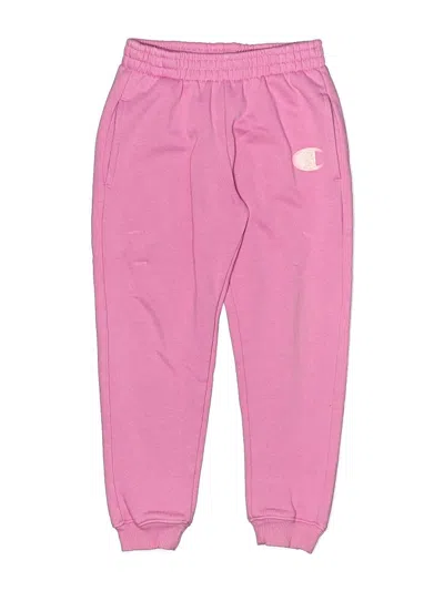 Pre-owned Champion Kids' Sweatpants In Pink