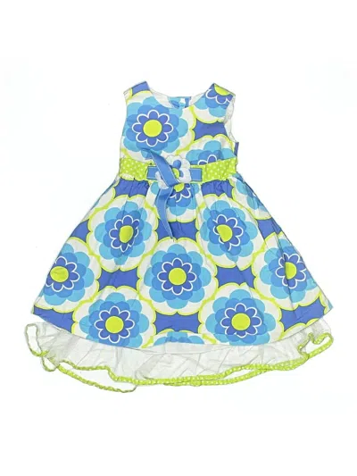 Pre-owned Rare Editions Kids' Dress In Blue
