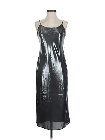 Pre-owned Express Cocktail Dress In Silver