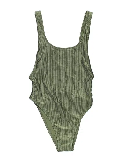 Aerie One Piece Swimsuit In Green