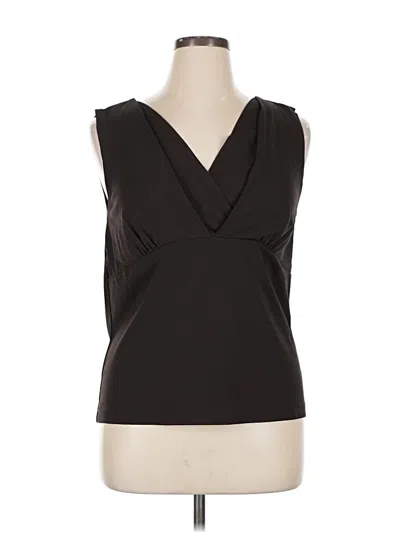 Pre-owned Talbots Sleeveless T-shirt In Black