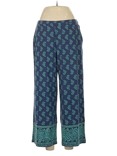 Pre-owned Jjill Casual Pants In Blue