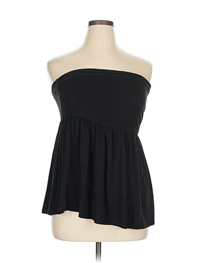 Pre-owned Torrid Sleeveless Blouse In Black