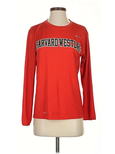 Pre-owned Nike Long Sleeve T-shirt In Red