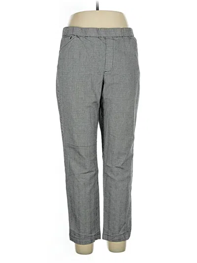 Pre-owned Lands' End Casual Pants In Gray