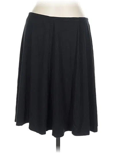Pre-owned Jjill Casual Skirt In Black