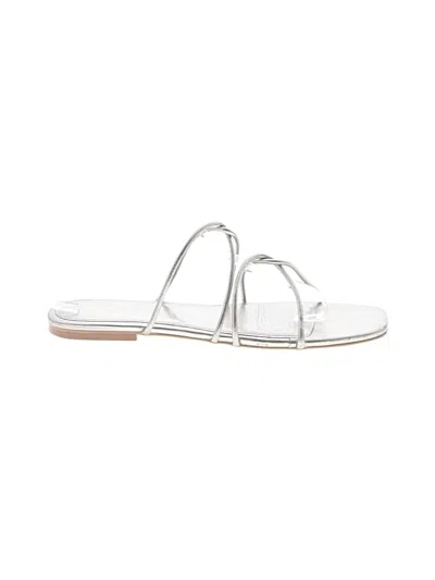 Pre-owned Maeve Sandals In Silver