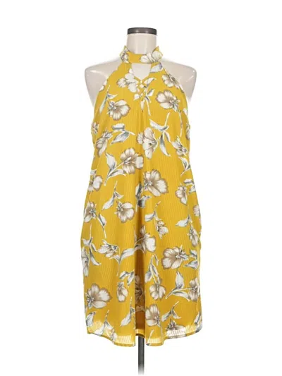 Pre-owned Polagram Casual Dress In Yellow