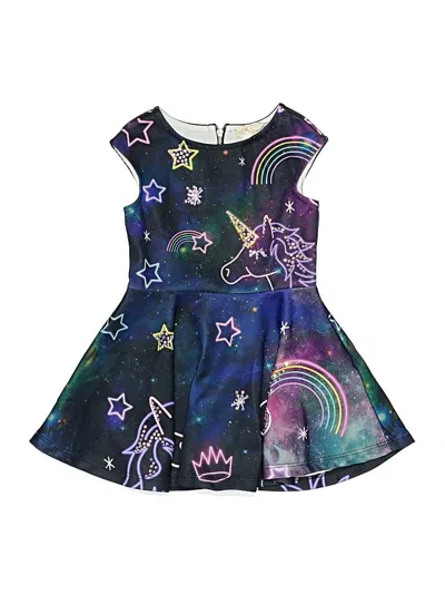 Pre-owned Hannah Banana Kids' Dress In Purple