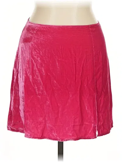 Pre-owned Reformation Casual Skirt In Pink
