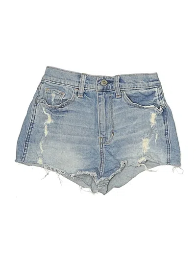 Pre-owned Hollister Denim Shorts In Blue