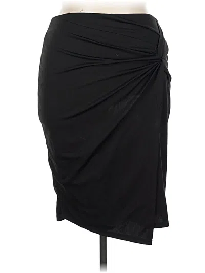 Pre-owned Kate Kasin Casual Skirt In Black
