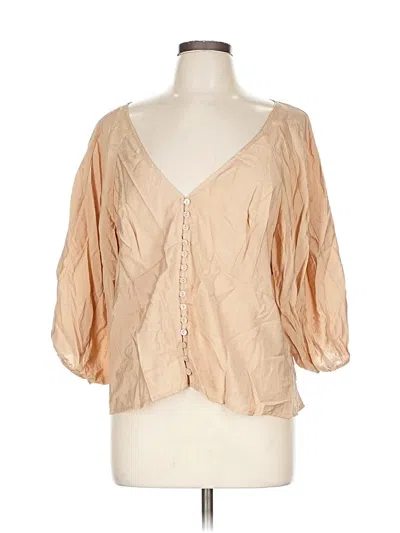 Torrid 3/4 Sleeve Blouse In Brown