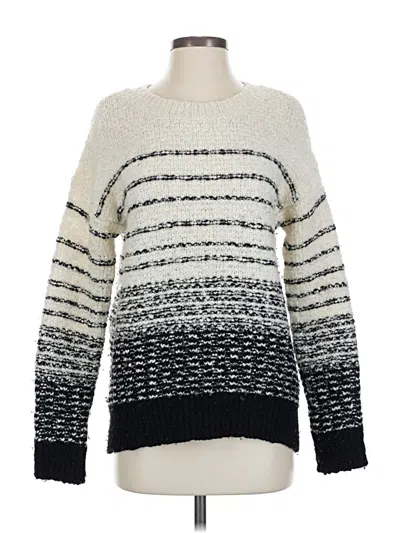 Pre-owned Vince Wool Pullover Sweater In White