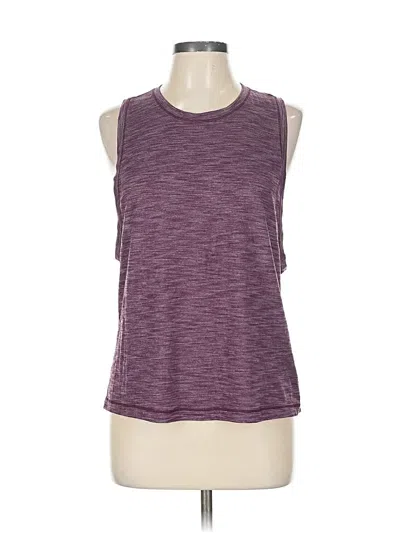 Pre-owned Lululemon Athletica Active Tank Top In Purple