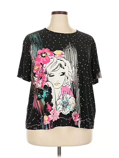 Pre-owned Nygard Short Sleeve T-shirt In Black