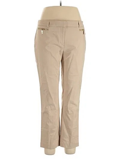 Pre-owned Anne Klein Khaki Pant In Brown