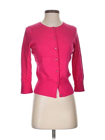 Pre-owned Express Design Studio Cardigan Sweater In Pink